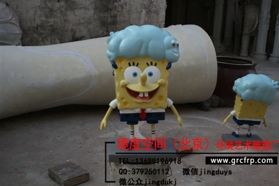 玻璃鋼雕塑/卡通雕塑/商場美陳制作
